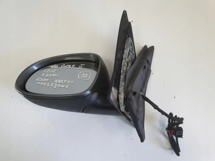 VW GOLF V 03-09r LUSTERKO LEWE KIEROWCY 7 pin pinów kabli europa