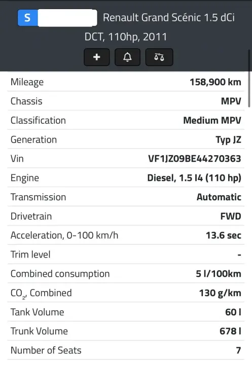 SILNIK KOMPLET Renault Fluence 1.5 DCI 110KM udokumentowane 158tyś K9K837