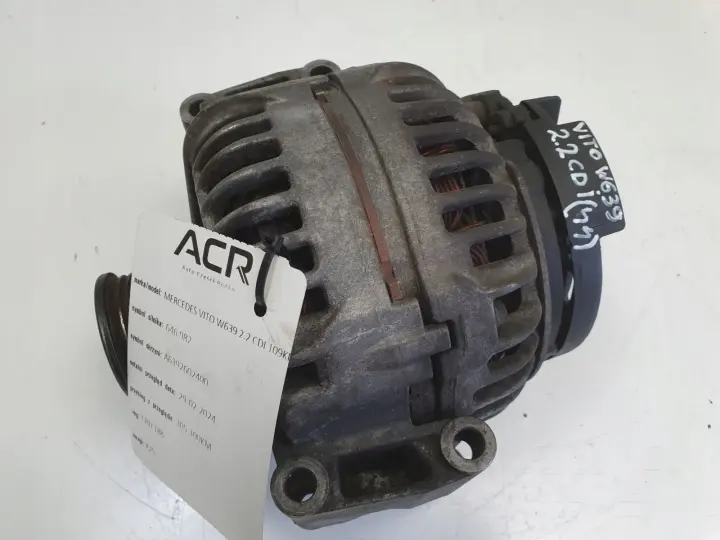 Mercedes Vito W639 2.2 CDI ALTERNATOR 200A 0124625006