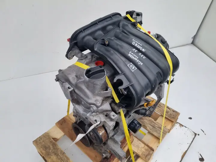 SILNIK PRAWDZIWY Nissan Qashqai 1.6 16V wersja na 4 wtryski HR16 HR16DE