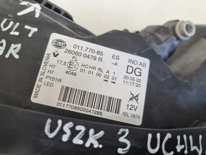 Renault Kadjar PRZEDNIA LAMPA LEWA lewy przód LED EUROPA 260600479R