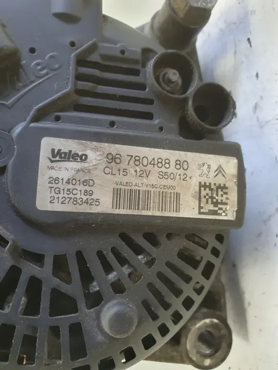 Peugeot Partner II 1.6 HDI ALTERNATOR 9678048880 valeo