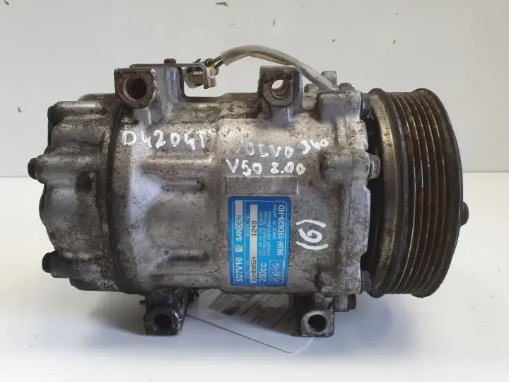 Volvo S40 II V50 2.0 D SPRĘŻARKA KLIMATYZACJI pompa 3M5H-19D629-HD