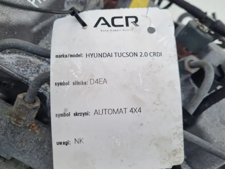 SILNIK KOMPLET Kia Carens II 2.0 CRDI 153tyś D4EA