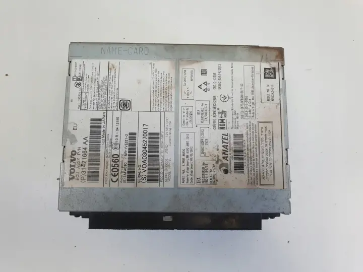 Volvo V60 S60 II RADIOODTWARZACZ CD radio cd NAWIGACJA 31421664 31421664AA