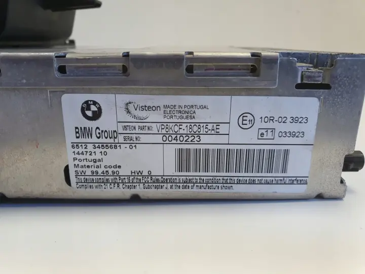 Mini Cooper One R50 R52 R53 RADIO CD 3455681 VP8KCF-18C815-AE