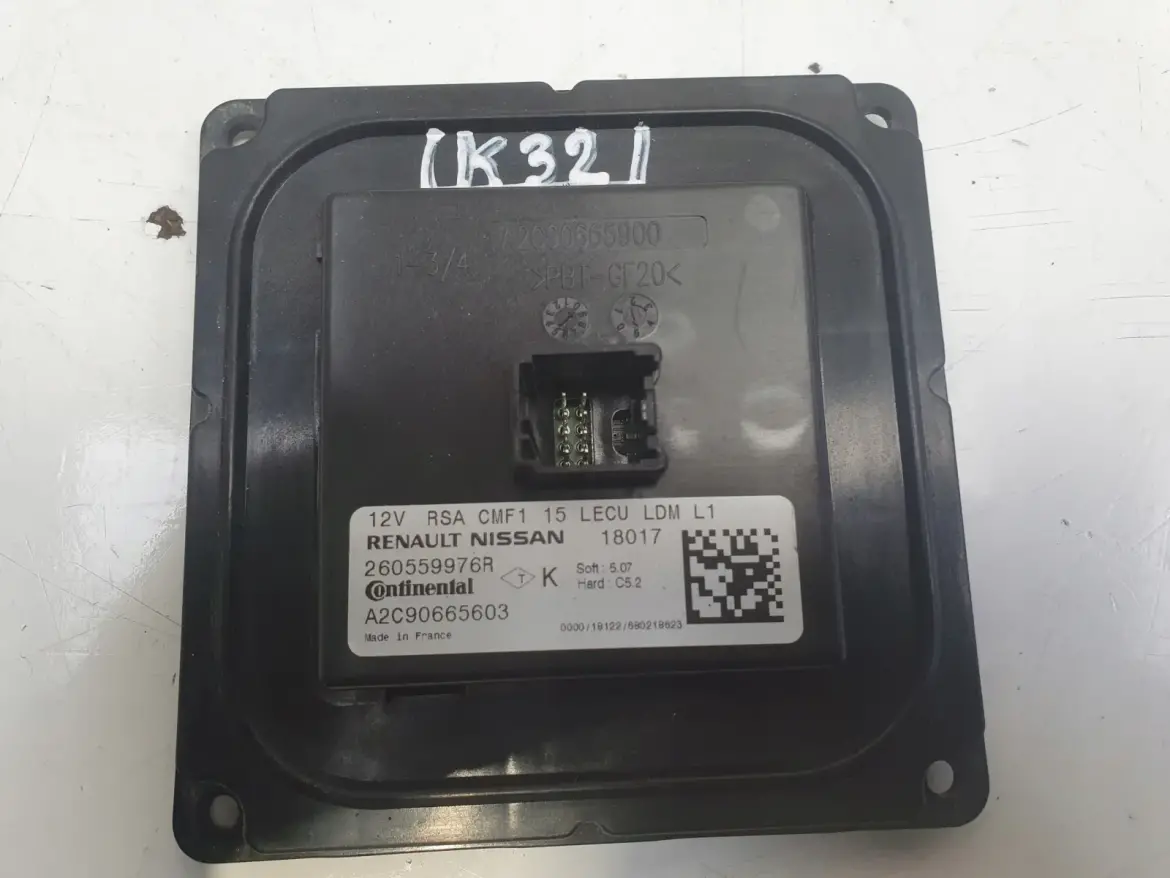 Renault Megane IV PRZETWORNICA LAMPY LED Moduł 260559976R A2C90665603