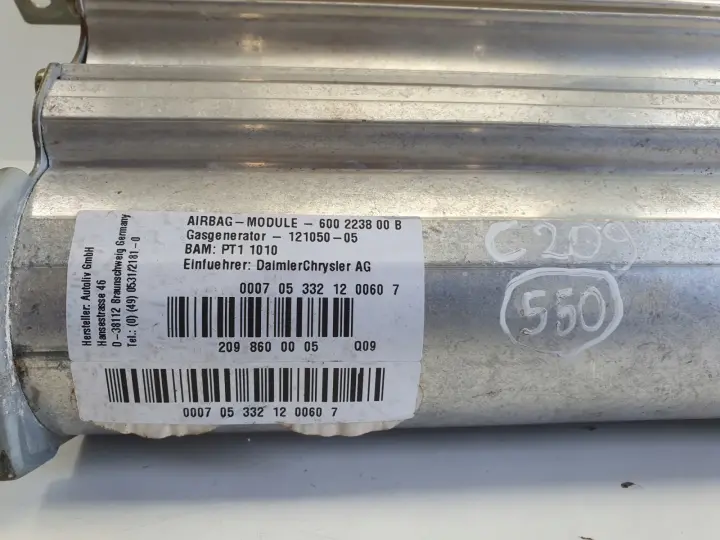 Mercedes CLK C209 W209 PODUSZKA POWIETRZNA PASAŻERA AirBag 600223800B
