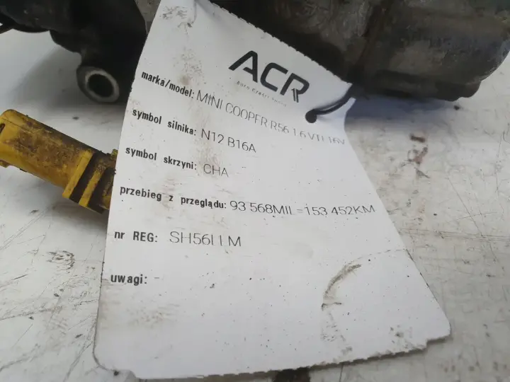 Mini Cooper R56 1.6 16V VTi SPRĘŻARKA KLIMATYZACJI