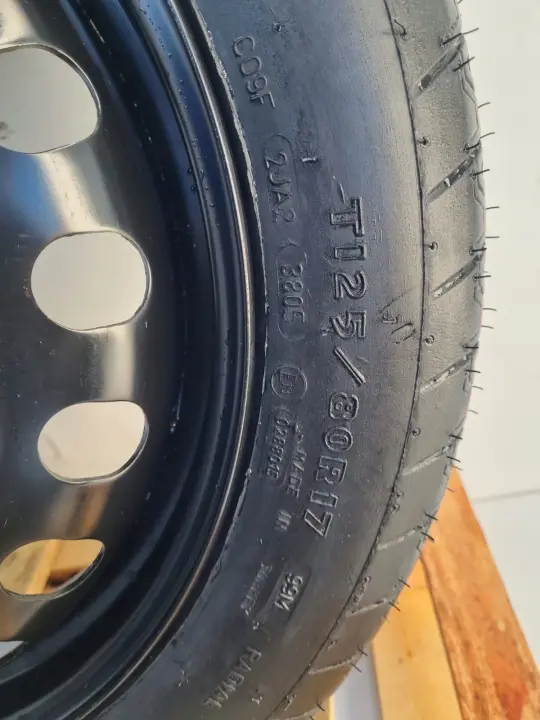 Audi A4 B6 B7 KOŁO DOJAZDOWE dojazdówka 125/80 R17 5x112 8E0601027C