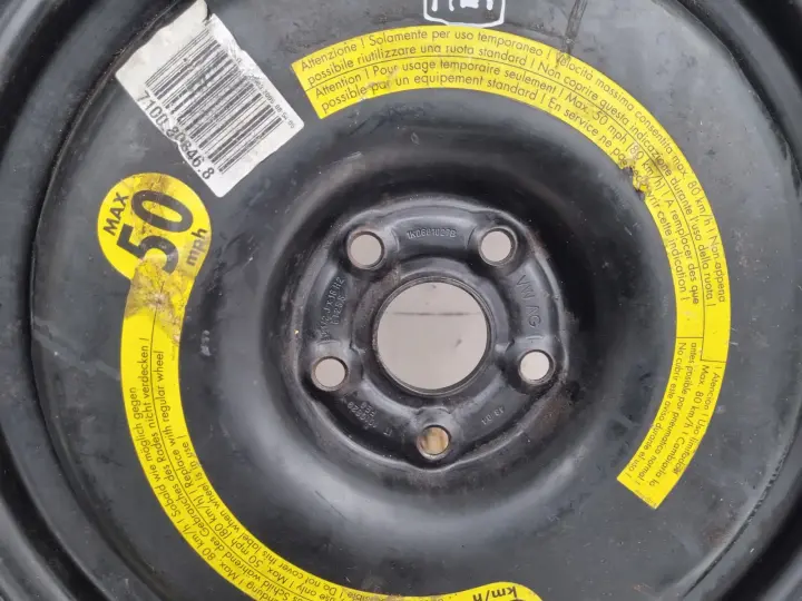 Audi Seat Vw Skoda KOŁO DOJAZDOWE dojazdówka 125/70 R18 1K0601027B