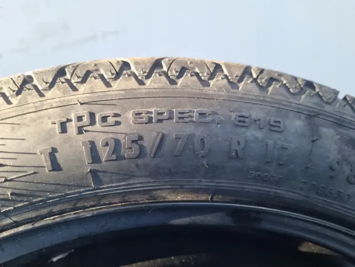 Opel Insignia A KOŁO DOJAZDOWE dojazdówka 125/70 R17 5x120 17X4.00B IS41