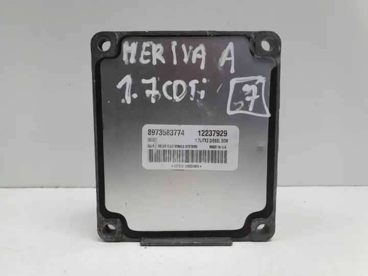 Opel Meriva A 1.7 DTI STEROWNIK SILNIKA komputer 12237929 DYNT