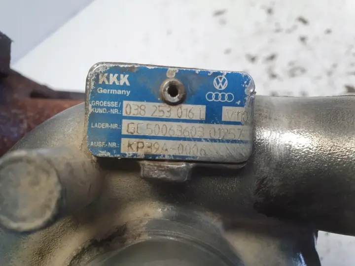 VW Polo IV 1.9 TDI TURBOSPRĘŻARKA turbo 038253016L