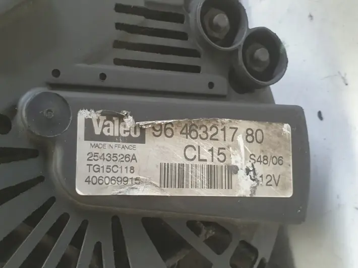 Citroen C5 I 2.0 HDI ALTERNATOR 9646321780 valeo