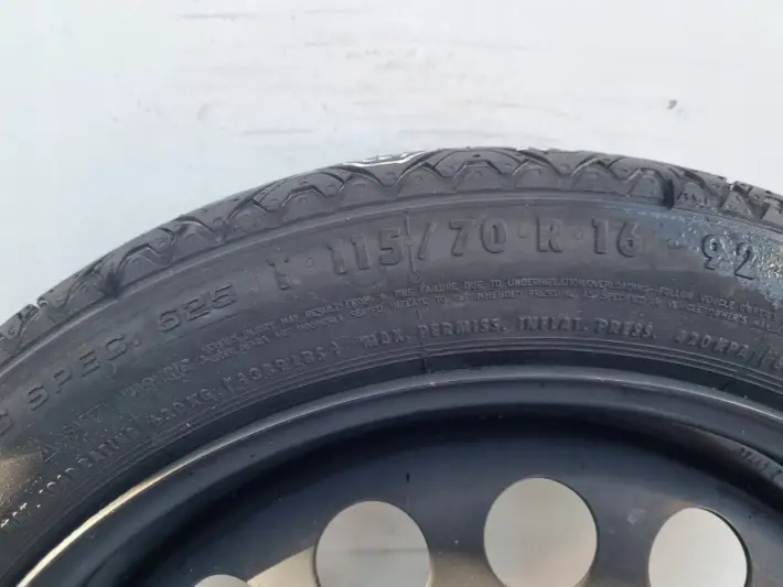 Opel Zafira B Astra H KOŁO DOJAZDOWE dojazdówka 115/70 R16 5x110 2160141