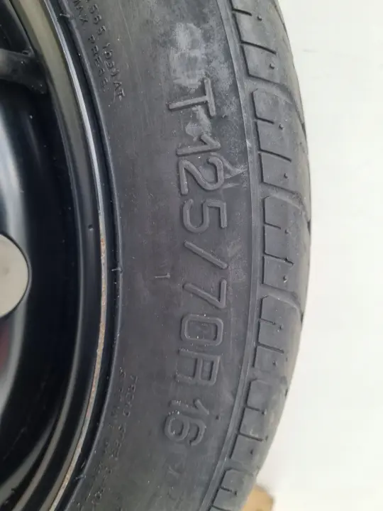 Audi Seat Vw Golf VI KOŁO DOJAZDOWE dojazdówka 125/70 R16 1K0601027S 5x112