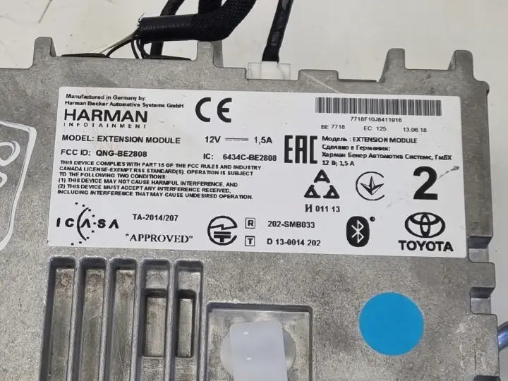 Toyota Auris II Lift EKRAN NAWIGACJI Radio CD GPS 6434C-BE2808 QNG-BE2808