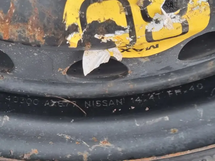 Nissan Micra K12 KOŁO DOJAZDOWE dojazdówka 105/70 R14 4X100 40300 AX677