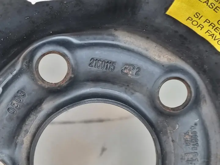 Opel Vectra C Astra H KOŁO DOJAZDOWE dojazdówka 115/70 R16 5x110 2160115