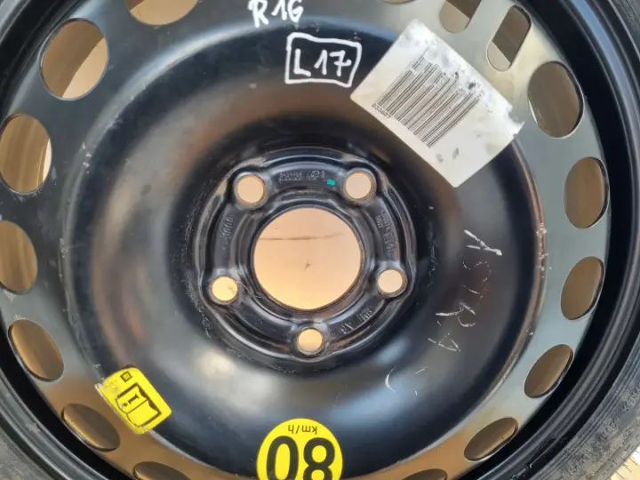 Opel Vectra C Astra H KOŁO DOJAZDOWE dojazdówka 115/70 R16 5x110 2160132