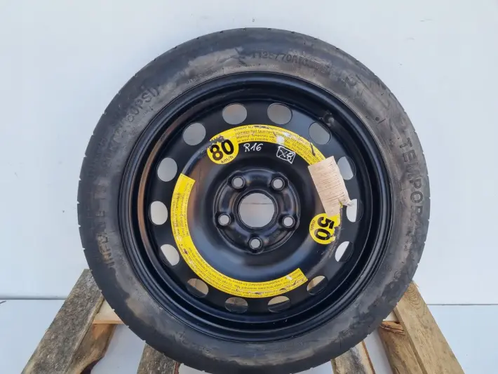 Audi Seat Vw Golf V KOŁO DOJAZDOWE dojazdówka 125/70 R16 1K0601027F 5x112