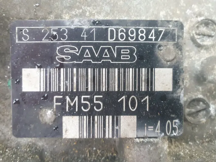 Saab 9-3 93 II 2.0 T turbo SKRZYNIA BIEGÓW manualna FM55101 MANUAL