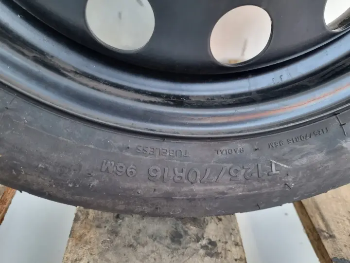 Audi Seat Vw Golf VI KOŁO DOJAZDOWE dojazdówka 125/70 R16 1K0601027AL 5x112