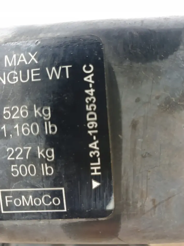 Ford F150 15-20r TYLNY ZDERZAK BELKA ZDERZAKA TYŁ