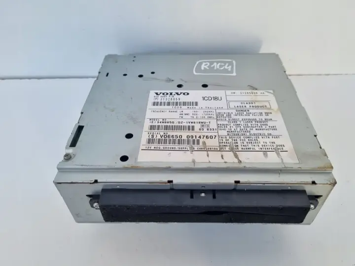 Volvo S40 II V50 RADIO CD radioodtwarzacz CZYTNIK PŁYT 31328059