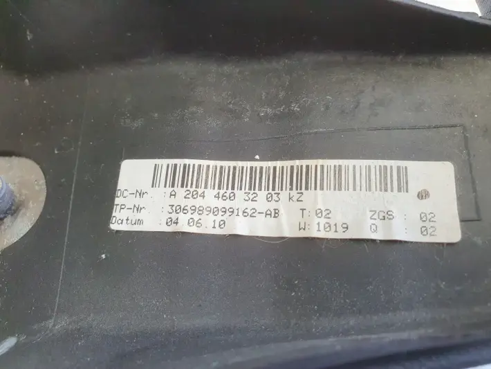 Mercedes W204 SKÓRZANA KIEROWNICA Multifunkcyjna multifunkcja skóra AirBag