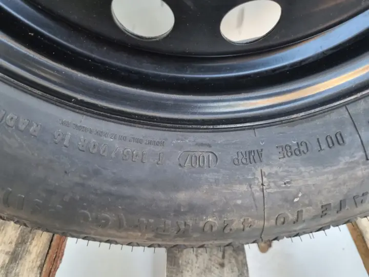 Nissan QASHQAI KOŁO DOJAZDOWE dojazdówka 145/90 R16 5x114,3 40300 JD077