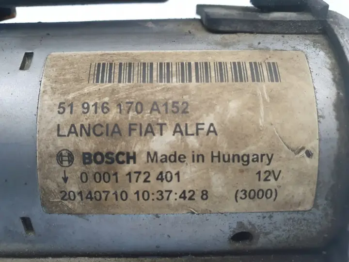 Fiat Doblo II 1.3 M-JET ROZRUSZNIK 51916170 bosch 0001172401