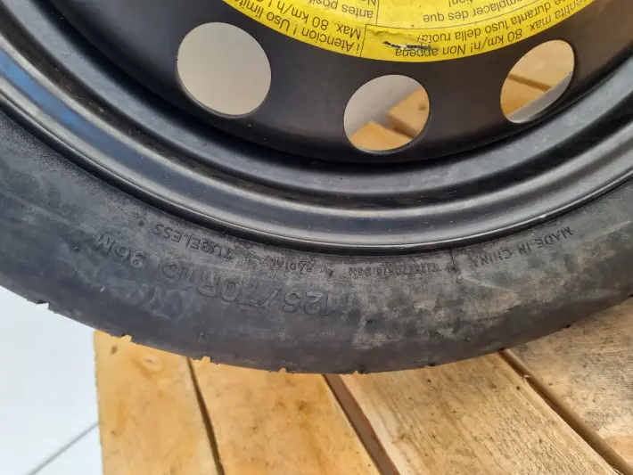 Audi Seat Vw Golf V KOŁO DOJAZDOWE dojazdówka 125/70 R16 1K0601027F 5x112