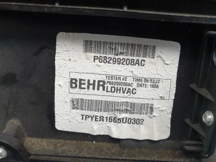 Dodge Challenger 15- NAGRZEWNICA Dmuchawa rezystor