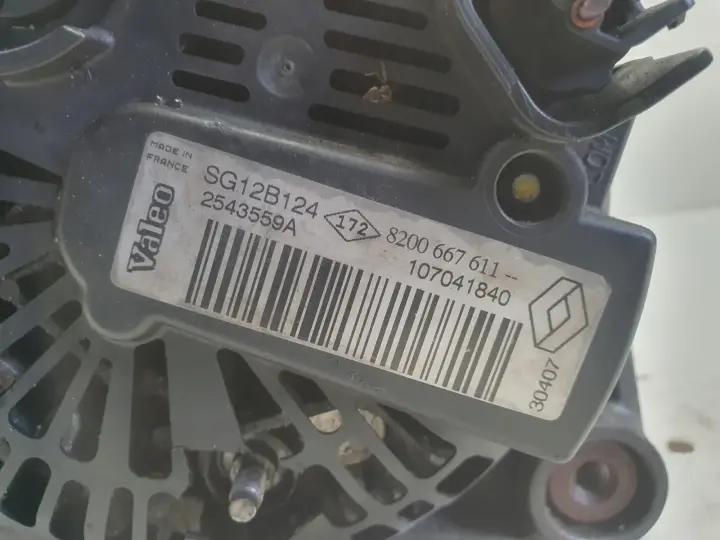 Renault Scenic II 1.9 DCI ALTERNATOR valeo 8200667611