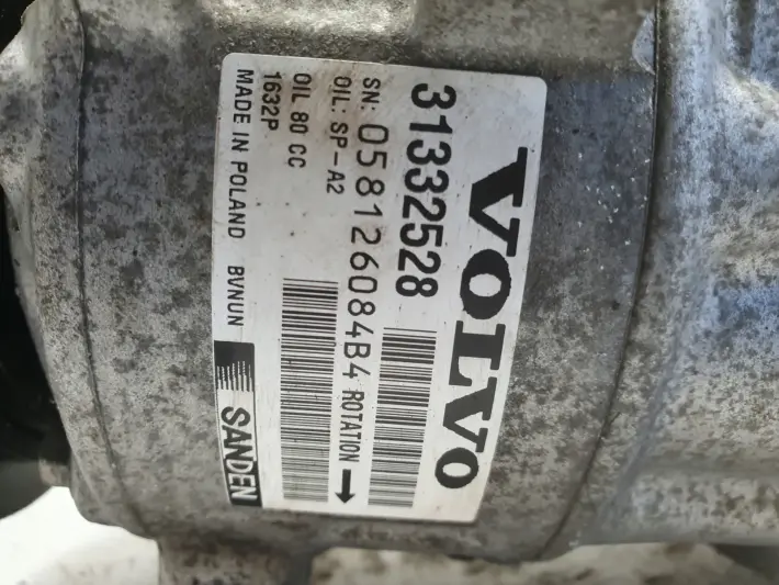 Volvo S60 II V60 2.0 D4 SPRĘŻARKA KLIMATYZACJI 31332528