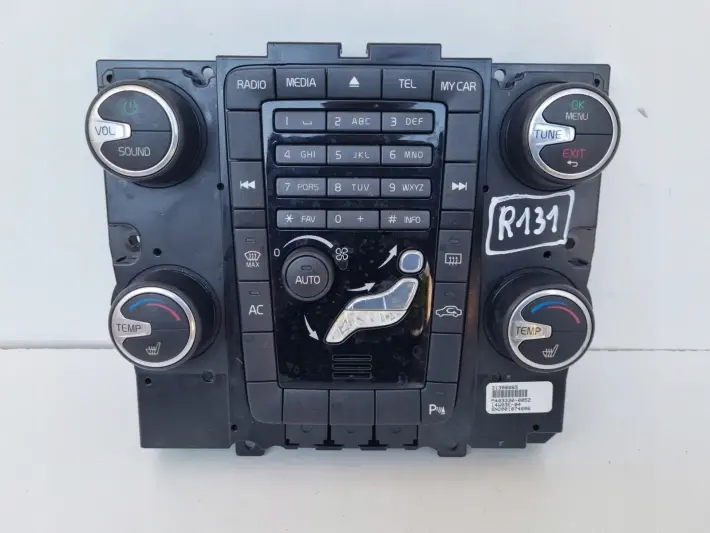Volvo S60 II V60 I XC60 I PANEL KLIMATYZACJI Nawiewu radia 31398065