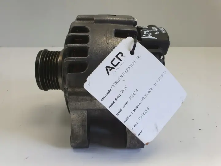 Citroen Jumpy 1.9 D ALTERNATOR 9655296080 valeo