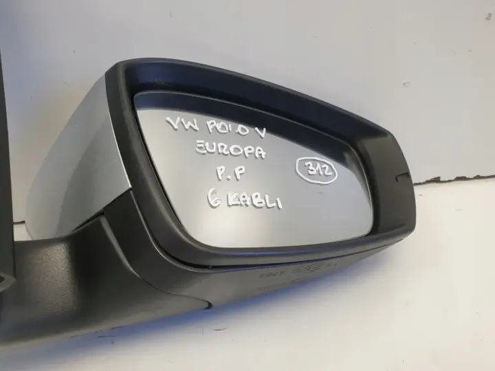 VW Polo V 09-17r LUSTERKO PRAWE PASAŻER 6 kabli