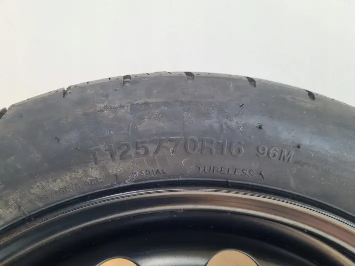 Audi Seat Vw Golf VI KOŁO DOJAZDOWE dojazdówka 125/70 R16 1K0601027S 5x112