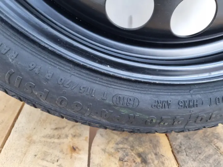 Opel Astra J Zafira C KOŁO DOJAZDOWE dojazdówka 115/70 R16 5x110 2160140