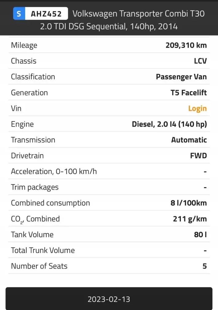 SILNIK VW Multivan II T5 2.0 TDI 140KM udokumentowane 209tyś CCH CCHA