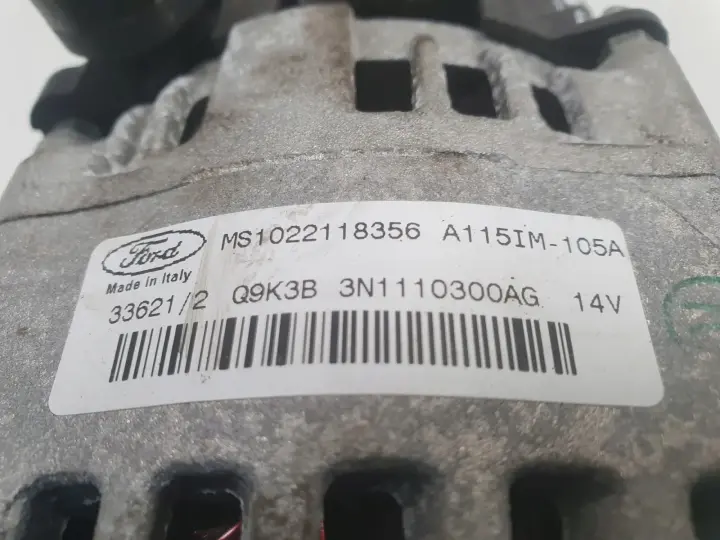 Ford Focus MK2 II 1.6 16V ALTERNATOR MS1022118356