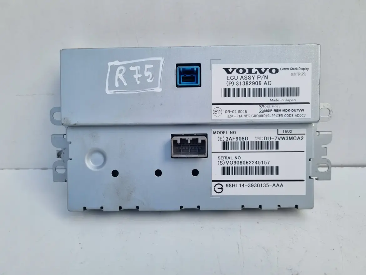 Volvo V40 II EKRAN NAWIGACJI Wyświetlacz monitor 31382906AC 31382906