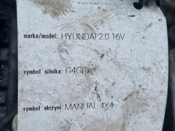 Hyundai Tucson I 2.0 16V SKRZYNIA BIEGÓW manualna L7J 4X4