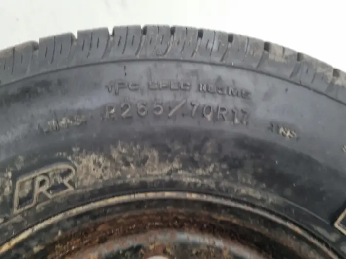 Pajero Ram Ranger KOŁO ZAPASOWE Zapas felga 265/70 R17 6x139,7