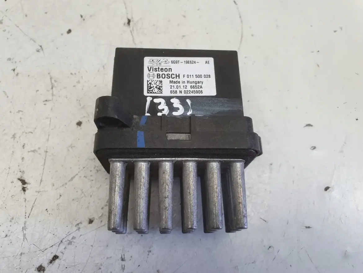 Ford Fiesta MK7 REZYSTOR DMUCHAWY Nawiewu opornik 6G9T-19E624-AE