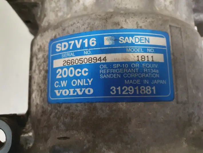Volvo S40 II V50 2.0 D SPRĘŻARKA KLIMATYZACJI pompa 31291881