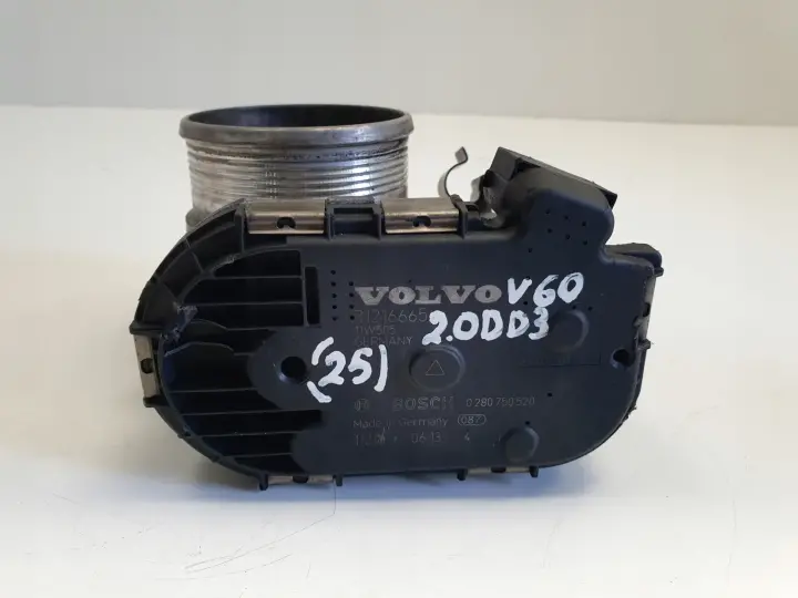 Volvo S60 II V60 2.0 D D3 PRZEPUSTNICA 31216665 bosch 0280750520